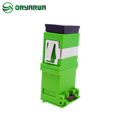 Welded Housing SC Simplex Optical Fiber Adaptor Flangeless Ourter Shutter