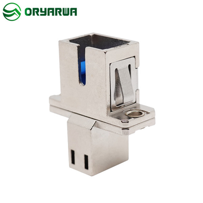 LC To SC Simplex Hybrid Fiber Adapter Flange Metal Shell ISO9001