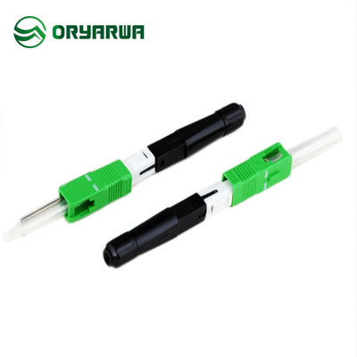 SC APC Hot Melt Splice on Connector Fiber Optic Fast Connector for field installation
