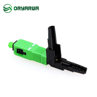 H01 SC APC Fiber Quick Connector 55mm 60mm For Field Assembly