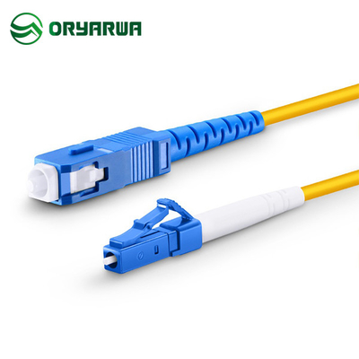 LC UPC Faser-zum Optik- Monomode--Verbindungskabel Simplex-3M Jumper Sc UPC